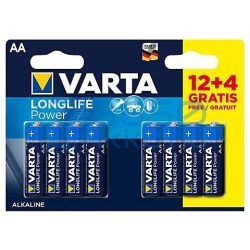   Varta Longlife Power Alkáli Tartós (AA / LR6) Ceruza Elem (16db)