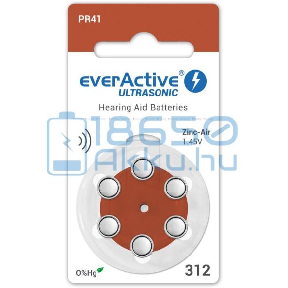 EverActive Ultrasonic 312 / PR41 Hallókészülék Elem