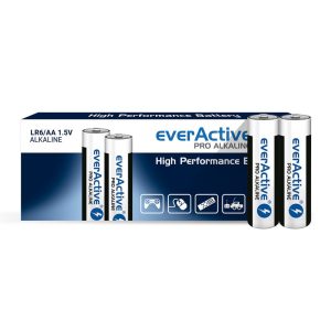 EverActive Pro Alkáli Tartós (AA / LR6) Ceruza Elem (10db)