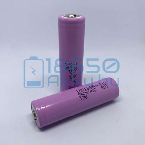 Samsung 30Q (Samsung INR18650-30Q) Kúpos (Buttom Top) Akkumulátor
