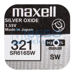Maxell 321 / SR616SW Ezüst-Oxid Gombelem