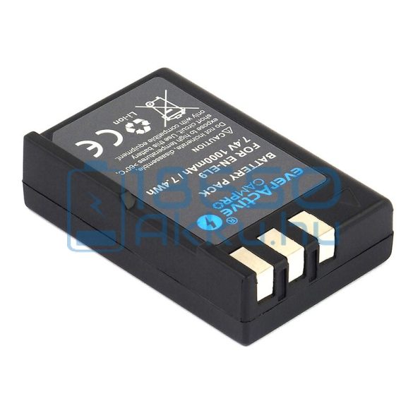 EverActive CamPro (Nikon EN-EL9) Fényképezőgép Akkumulátor (EVB010)