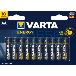 Varta Energy Alkáli Tartós (AA / LR6) Ceruza Elem (10db)