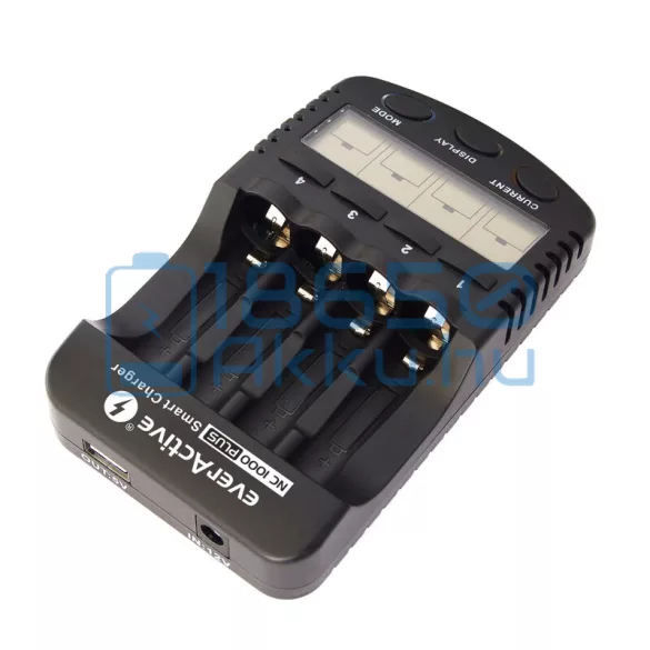 EverActive NC-1000 Plus Ni-MH / Ni-Cd Akkumulátor Töltő