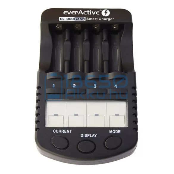 EverActive NC-1000 Plus Ni-MH / Ni-Cd Akkumulátor Töltő