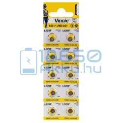 Vinnic AG1 / LR60 / L621F Alkáli Gombelem (10db)