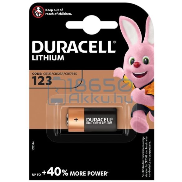 Duracell CR123 Lítium Elem