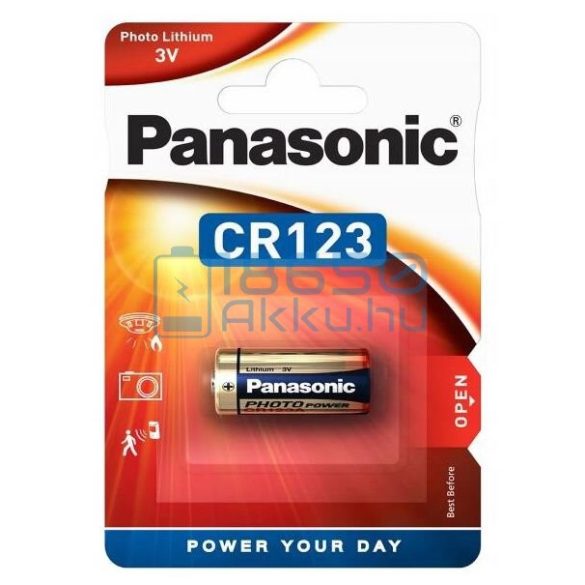 Panasonic CR123 Lítium Elem