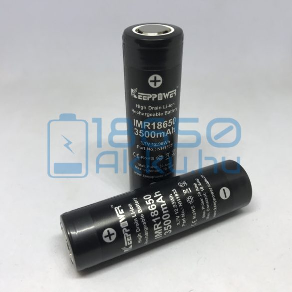 KeepPower IMR18650 3500mAh 10A