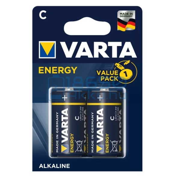 Varta Energy Alkáli Tartós (C / LR14) Baby Elem (2db)
