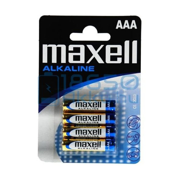 Maxell Alkáli Tartós (AAA / LR03) Mikro Elem (4db)