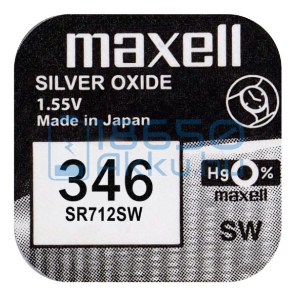 Maxell 346 / SR712SW Ezüst-Oxid Gombelem