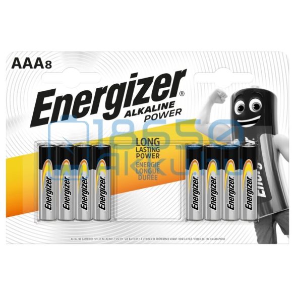 Energizer Alkaline Power Alkáli Tartós (AAA / LR03) Mikro Elem (8db)