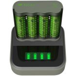 GP ReCyko M451 USB Speed Charger Ni-MH Akkumulátor Töltő + D451 Charger Dock + 4db 2600mAh (AA / R6)