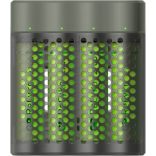 GP ReCyko M451 USB Speed Charger Ni-MH Akkumulátor Töltő + D451 Charger Dock + 4db 2600mAh (AA / R6)