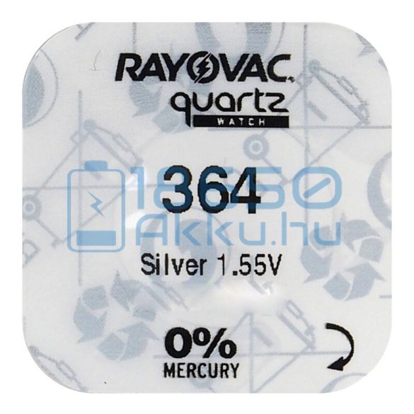 Rayovac 364 Ezüst-Oxid Gombelem