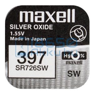 Maxell 397 / SR726SW Ezüst-Oxid Gombelem