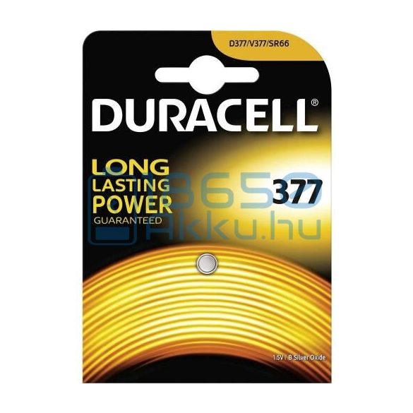 Duracell 377 / SR66 Ezüst-Oxid Gombelem