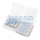 EverActive 4 db AA/AAA elem tartó/tároló tok/doboz Fehér