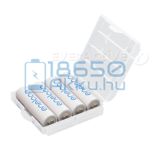 EverActive 4 db AA/AAA elem tartó/tároló tok/doboz Fehér