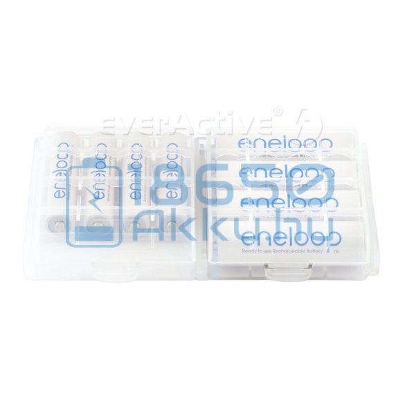 EverActive 4 db AA/AAA elem tartó/tároló tok/doboz Fehér