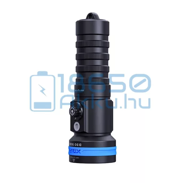 XTAR D30 1600 Búvárlámpa