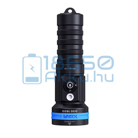 XTAR D30 1600 Búvárlámpa