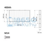 Winston (WB-LYP400AHA) 400Ah LiFePO4 Akkumulátor