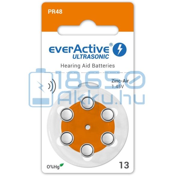 EverActive Ultrasonic 13 / PR48 Hallókészülék Elem