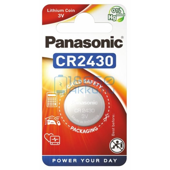 Panasonic CR2430 Lítium Gombelem