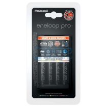   Panasonic Eneloop Pro BQ-CC55 Ni-MH Akkumulátor Töltő + 4db 2500mAh (AA / R6) Ceruza Újratölthető Elem