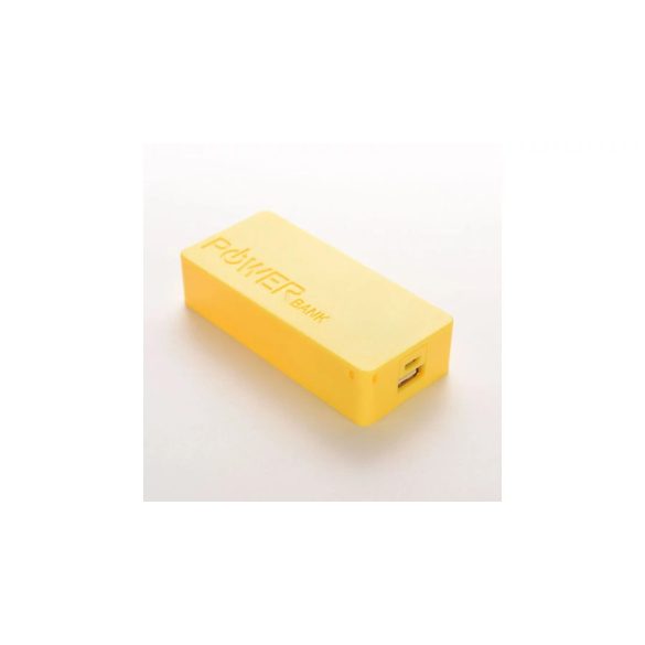 Powerbank 5000mAh sárga