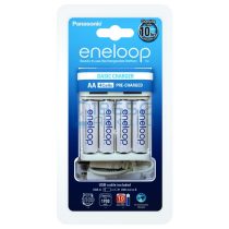  Panasonic Eneloop BQ-CC51 Ni-MH Akkumulátor Töltő + 4db 1900mAh (AA / R6) Ceruza Újratölthető Elem
