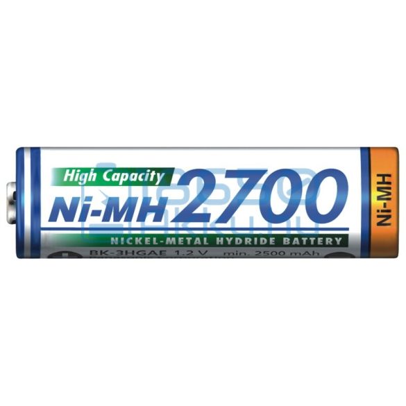 Panasonic 2700 2500mAh (AA / R6) Ceruza Újratölthető Elem / Ni-MH Akkumulátor (4db)