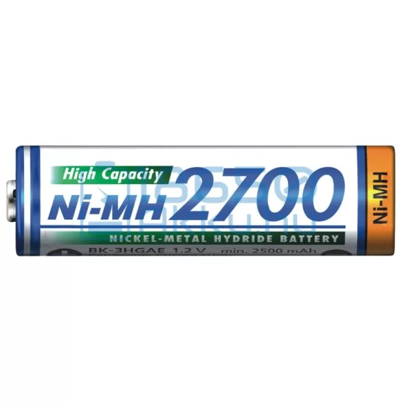 Panasonic 2700 2500mAh (AA / R6) Ceruza Újratölthető Elem / Ni-MH Akkumulátor (4db)