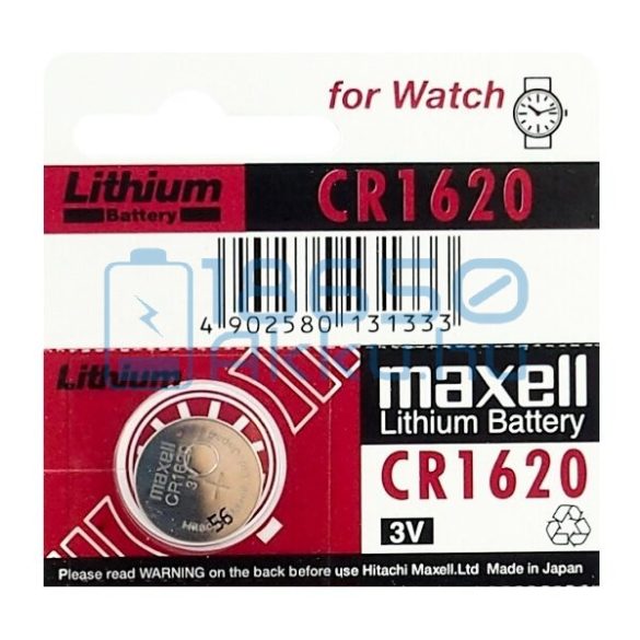 Maxell CR1620 Lítium Gombelem