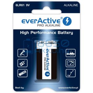 EverActive Pro 6LR61 9V Alkáli Elem