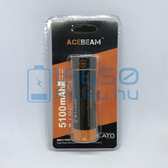 Acebeam IMR21700NP-510A 5100mAh 20A Akkumulátor