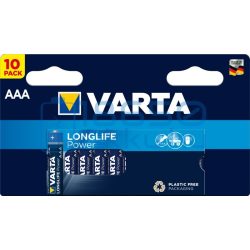   Varta Longlife Power Alkáli Tartós (AAA / LR03) Mikro Elem (10db)