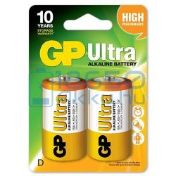 GP Ultra Alkáli Tartós (D / LR20) Góliát Elem (2db)