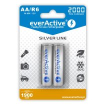   EverActive Silver 2000 1900mAh (AA / R6) Ceruza Újratölthető Elem / Ni-MH Akkumulátor (2db)