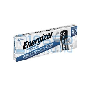 Energizer Ultimate Lithium Extra Tartós Lítium (AA / R6 / L91) Ceruza Elem (10db)