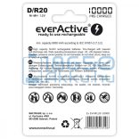 EverActive Professional 10000 9000mAh (D / R20) Góliát Újratölthető Elem / Ni-MH Akkumulátor (2db)