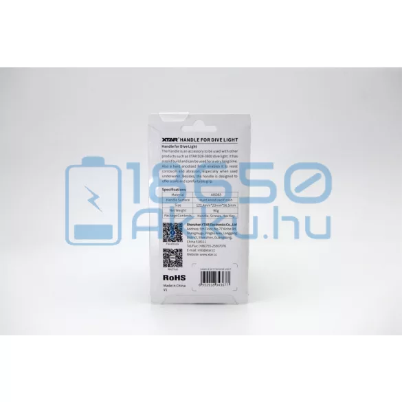XTAR D28 Handle Fogantyú XTAR D28 3600 Búvárlámpához