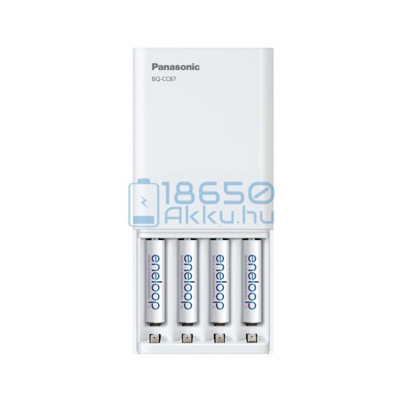 Panasonic Eneloop BQ-CC87 Ni-MH Akkumulátor Töltő és Powerbank