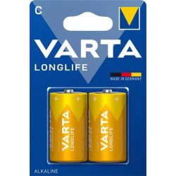 Varta Longlife Alkáli Tartós (C / LR14) Baby Elem (2db)