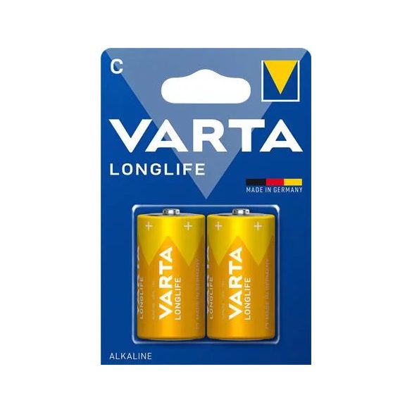 Varta Longlife Alkáli Tartós (C / LR14) Baby Elem (2db)