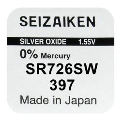 Seiko Seizaiken 397 / SR726SW Ezüst-Oxid Gombelem