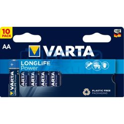   Varta Longlife Power Alkáli Tartós (AA / LR6) Ceruza Elem (10db)