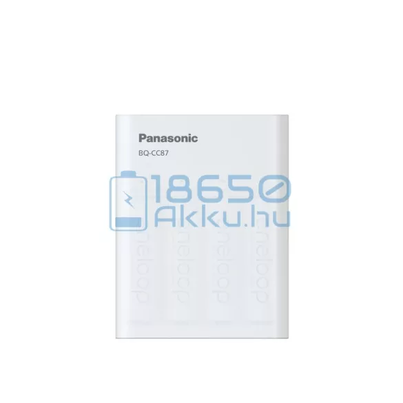 Panasonic Eneloop BQ-CC87 Ni-MH Akkumulátor Töltő és Powerbank + 4db 1900mAh (AA / R6) Ceruza Újratölthető Elem